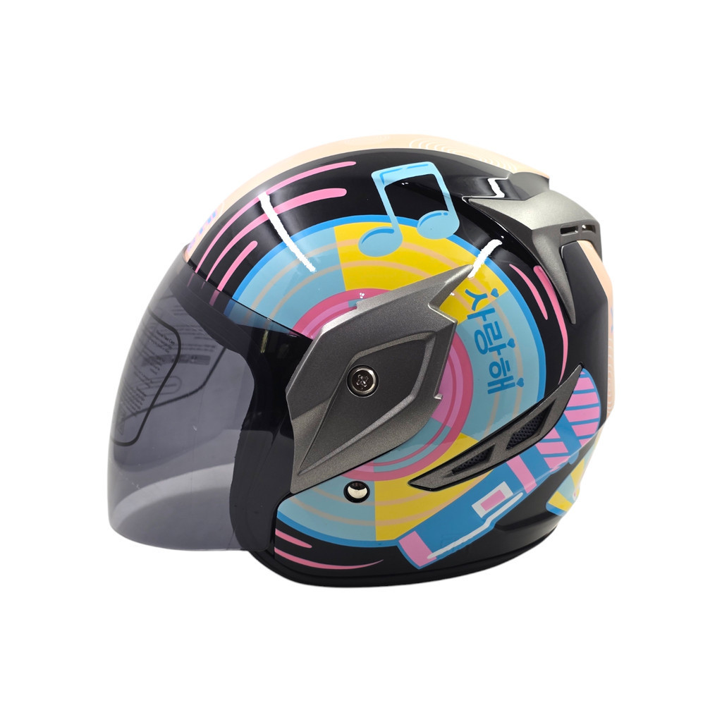 Jual VIRTUE Helm Helem Hlem Motif K-Pop Idol BTS Cewek Remaja Dewasa ...