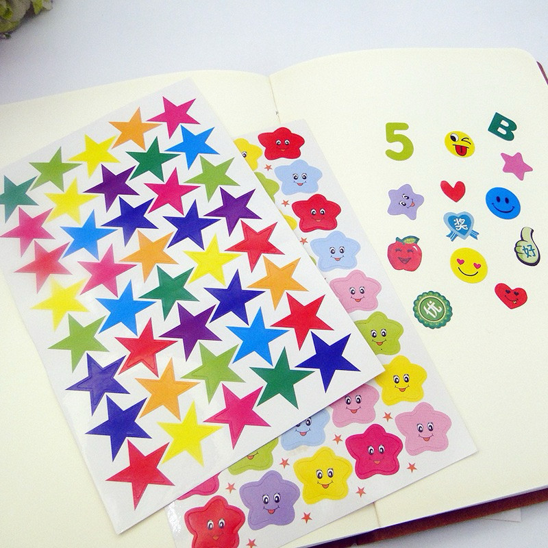 Jual Stiker Reward Anak Edukasi/Sticker Bintang Motivasi Belajar ...