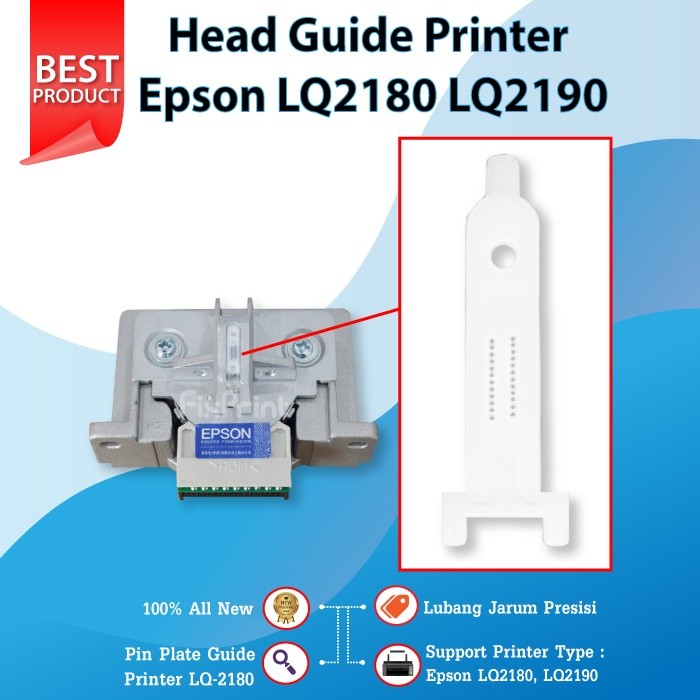 Jual Pin Plate Head Guide Printer Epson LQ2180 LQ2190 Kepala Pin Jarum ...