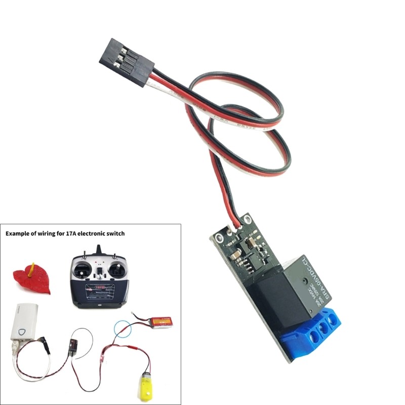 Jual 5.2V-12V RC Relay PWM Switch Electronic Module Navigation Light ...