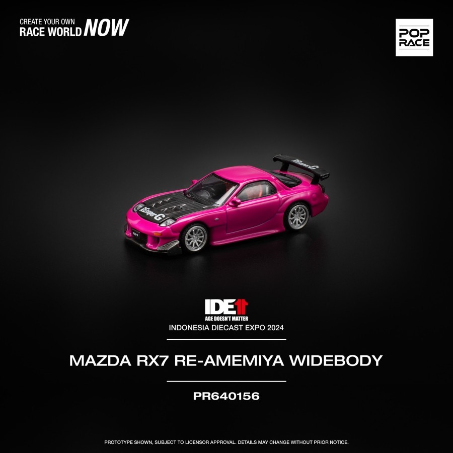 Jual Pop Race Mazda RX7 Widebody Pink IDE 2024 PR640156 | Shopee Indonesia