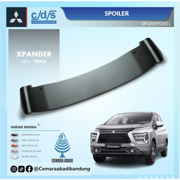 Jual SPOILER MITSUBISHI XPANDER 2017 - Titanium Grey | Shopee Indonesia