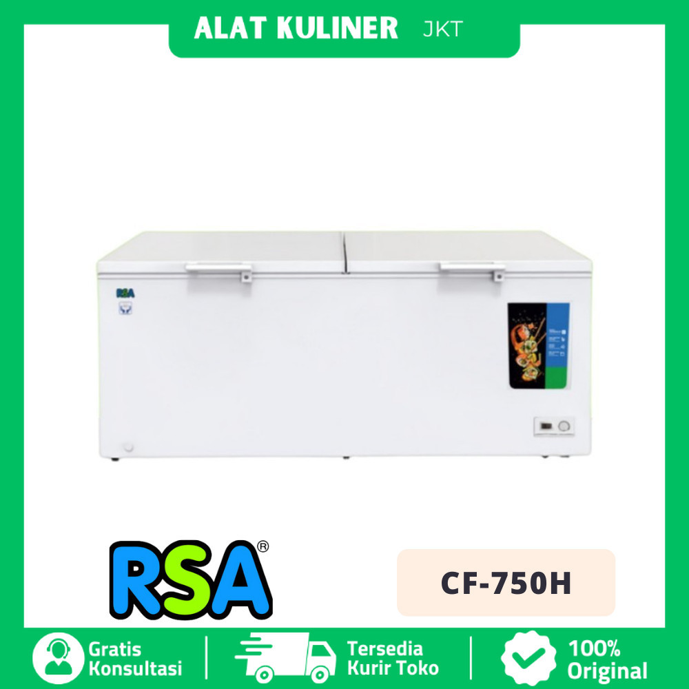 Jual Chest Freezer Rsa Cf-750h Kulkas Pendingin 688 Liter Original ...