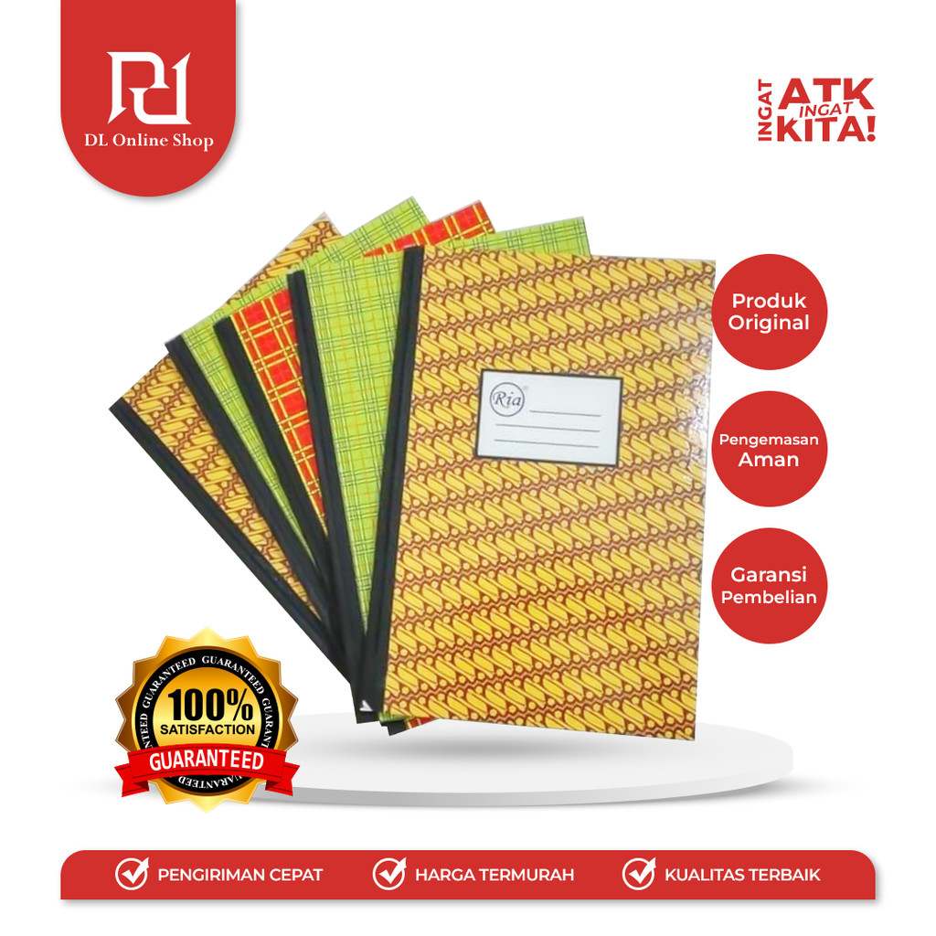 Jual RIA BUKU FOLIO 100LEMBAR (1BUKU) | Shopee Indonesia