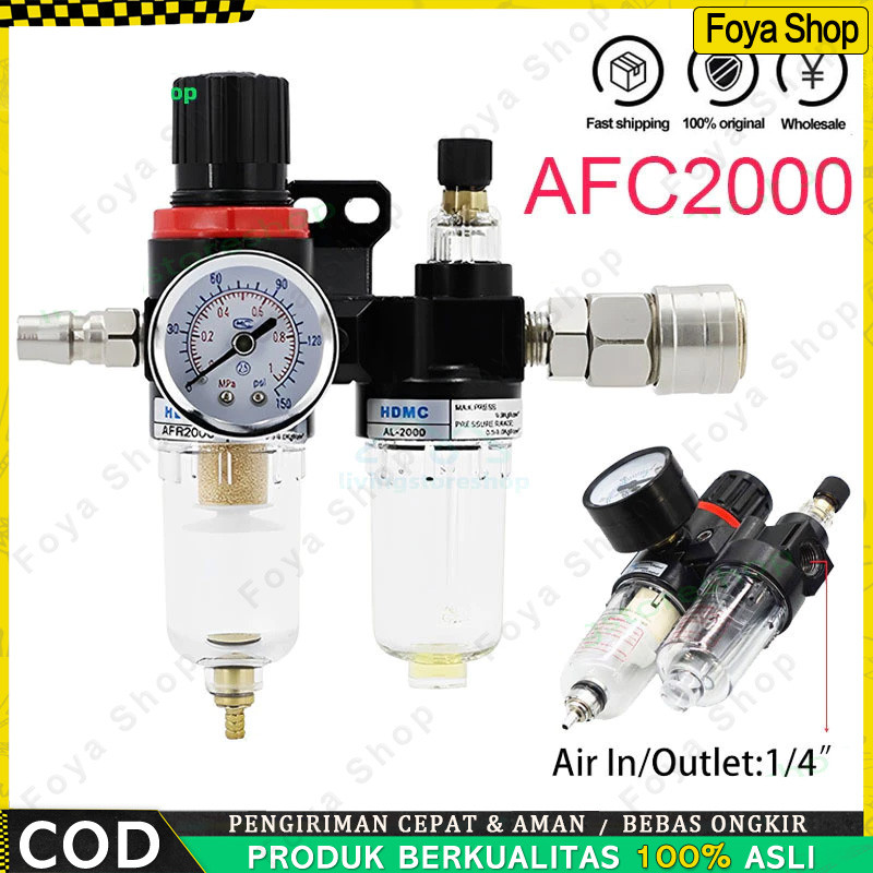 Jual AFR2000 Air Filter Regulator & Saringan Kompresor AR2000 - AFR2000 ...