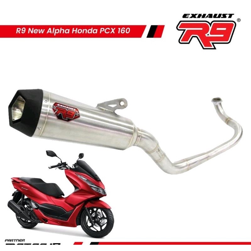 Jual Knalpot R9 New Alpha Series Pcx New 160, Vario 160 Knalpot R9 Pcx ...