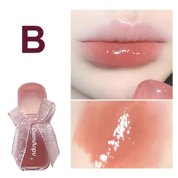 DAIMANPU Clear Mirror Lip Glaze Water Gloss Jelly Lip Tint Whitening Lipstick GY