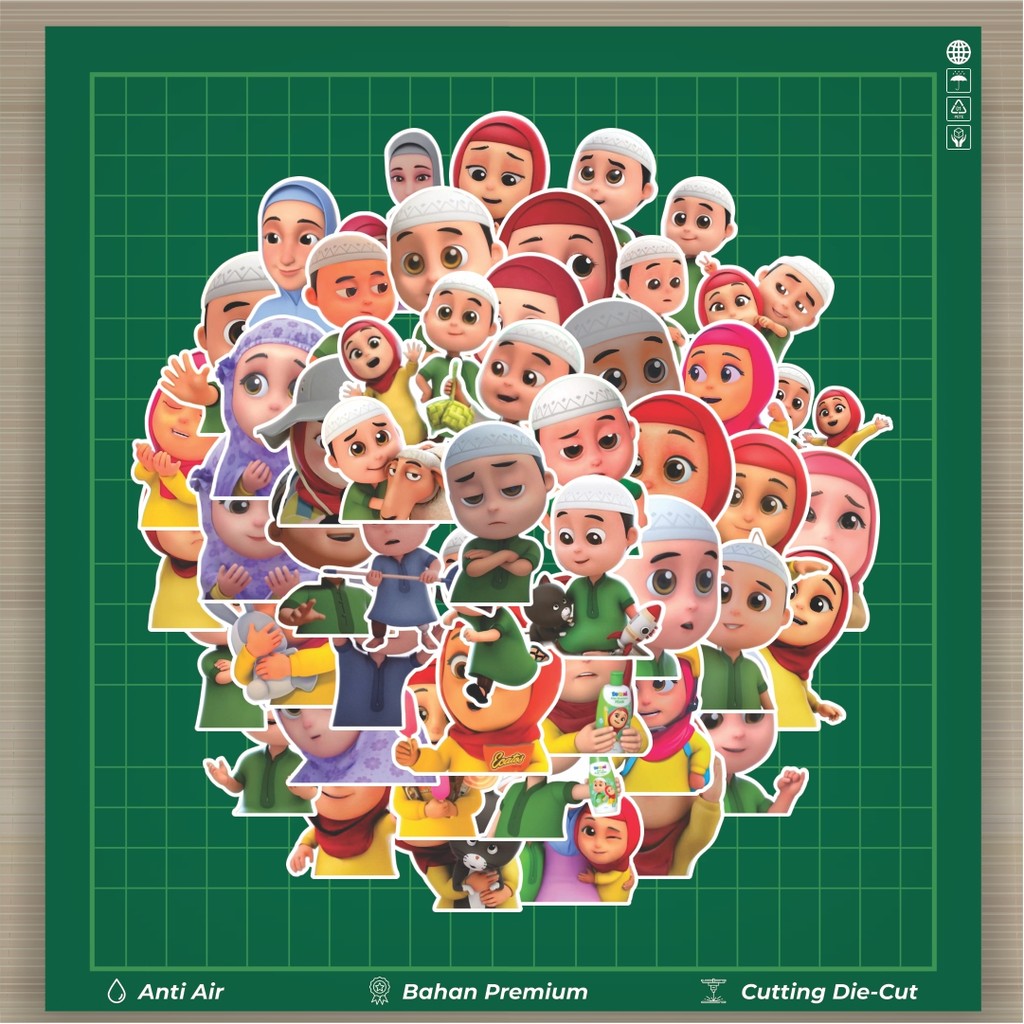 Jual HOT 50 PCS STIKER Stiker Kartun Nussa Rara Stiker Fashion Cars ...