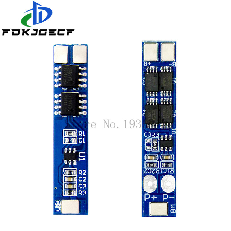 2S 8A 7.4V 8.4V PCM BMS 18650 Polymer Lithium Li-Ion Battery Charger Protection Board Circuit Module - Foto 5