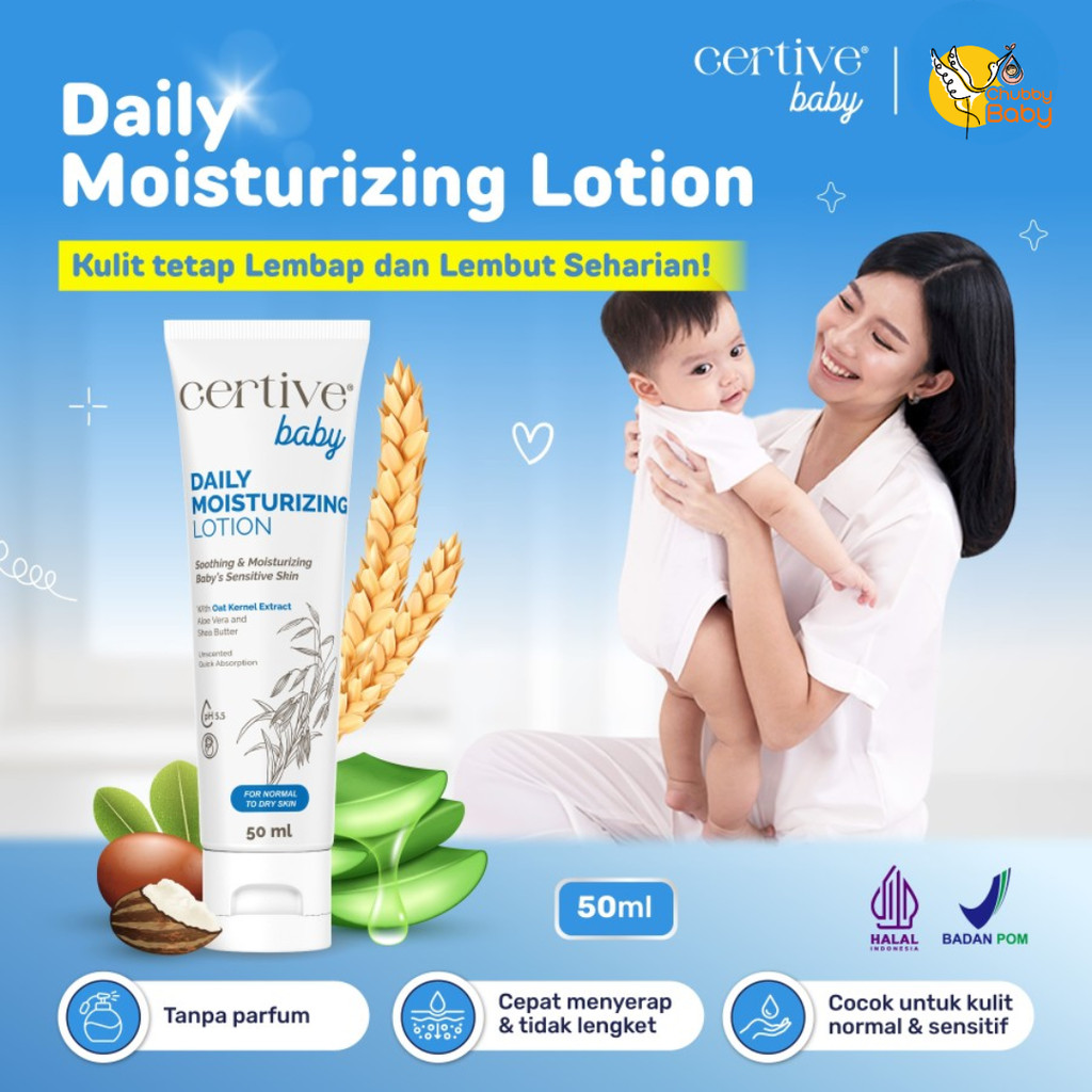 Jual Certive Baby Daily Moisturizing Lotion 50ml & 200ml | Shopee Indonesia