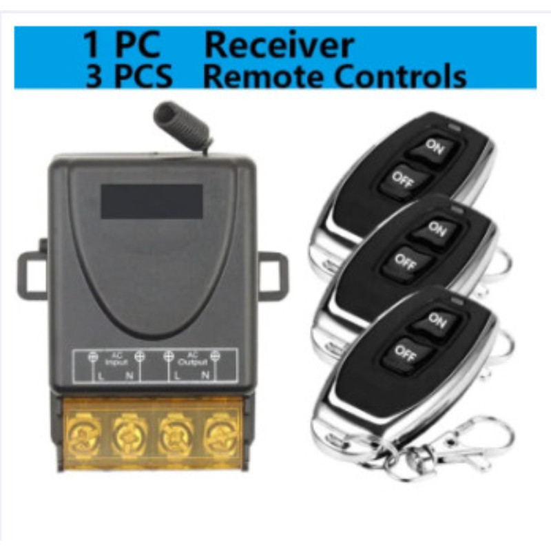 Jual Modul Saklar Remote Pengendali Jarak Jauh AC85-220V 433Mhz Rumah ...