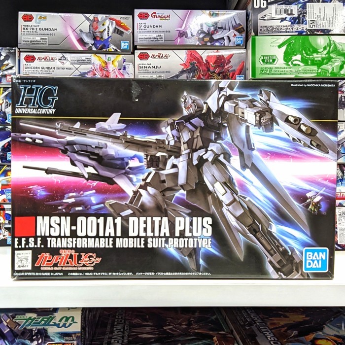 HG 1/144 HGUC Gundam Unicorn MSN-001A1 Delta Plus | Bandai Gundam Gunpla Kit | LA Scale Model