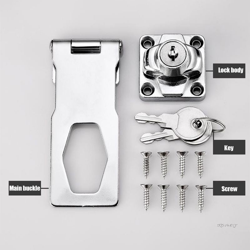 Jual COD Overpal Plat Tebal Stainless Hasp Lock Satin Kunci Hasp Lock ...