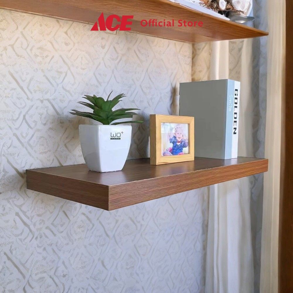 Jual Stora 60 cm Rak Dinding Dekorasi - Cokelat Walnut Decorative Wall ...