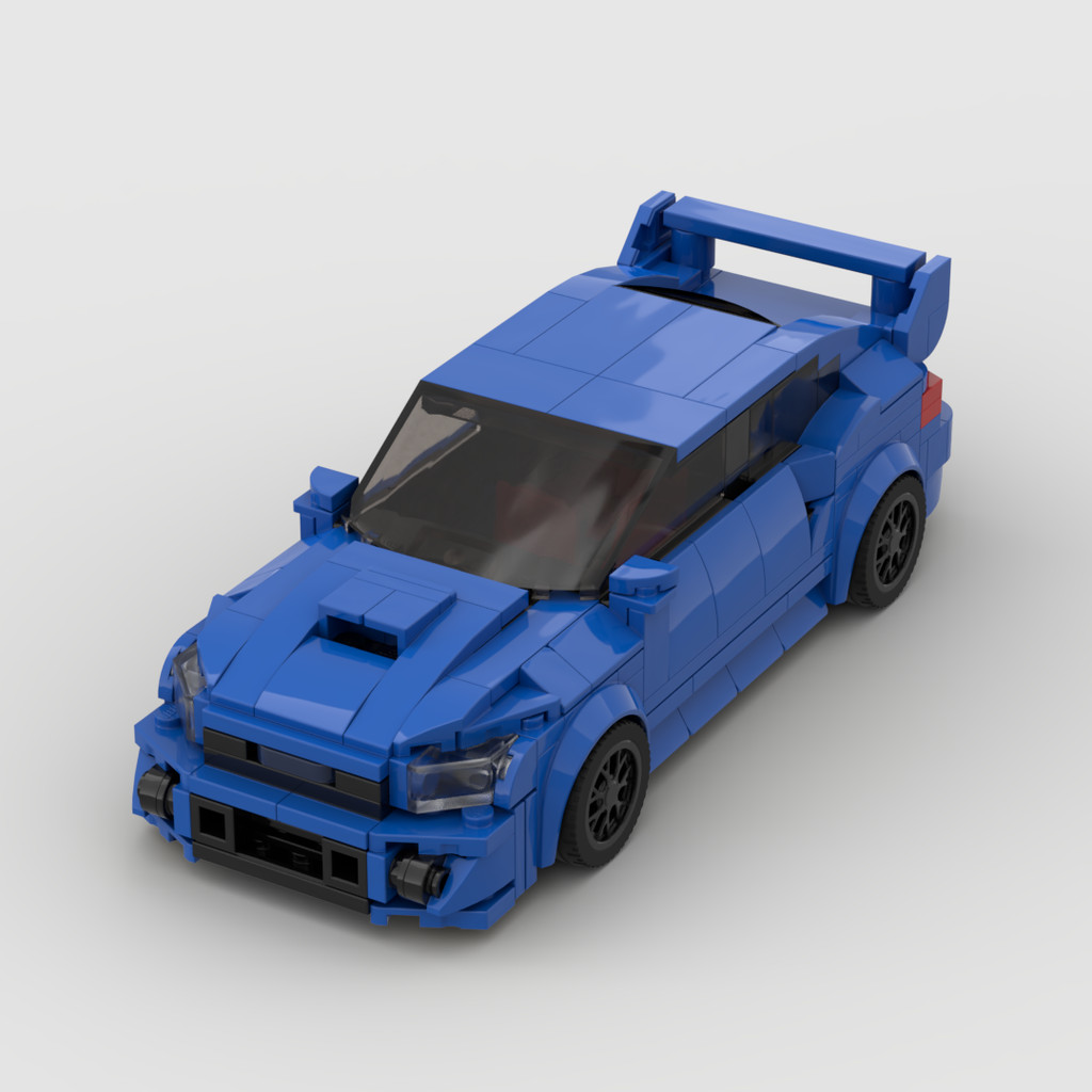 Jual MOC Subaru WRX STI 303pcs racing sports car Vehicle Speed Champion ...