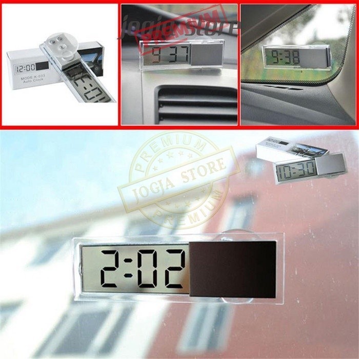 Jual Jam Dashboard Mobil Jam Digital LCD Mini Tempel Kaca dg Suction ...