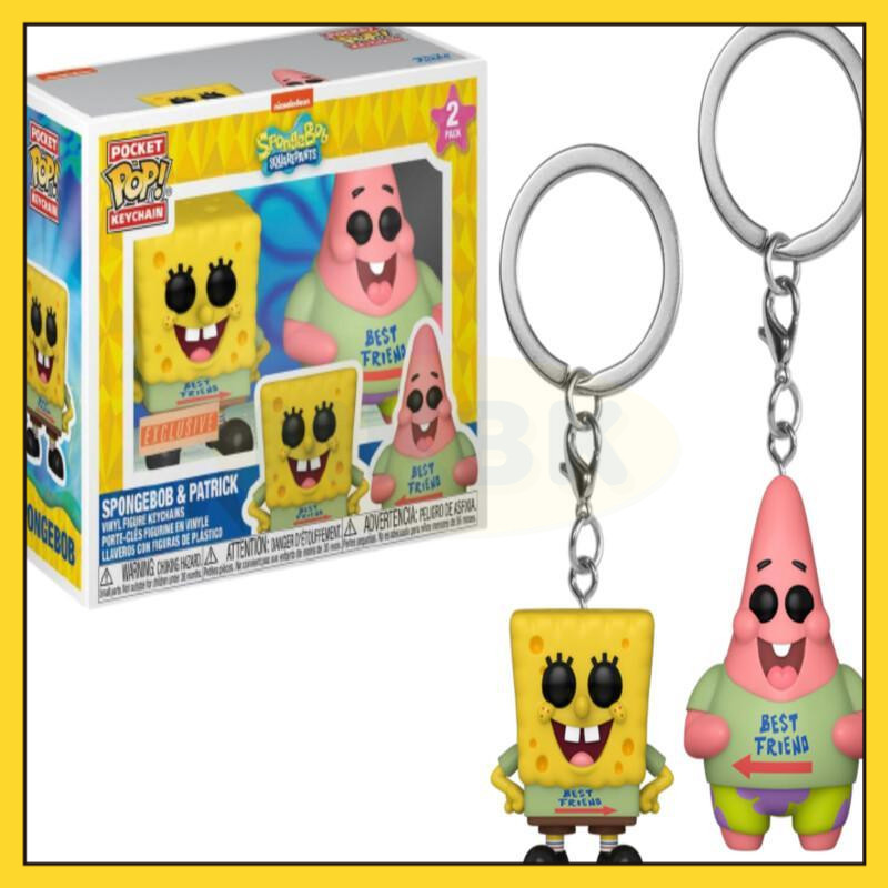 Jual ⭐ MKBK ⭐FUNKO POCKET POP 1 SET ( 2 PCS ) Couple Keychain Gantungan ...