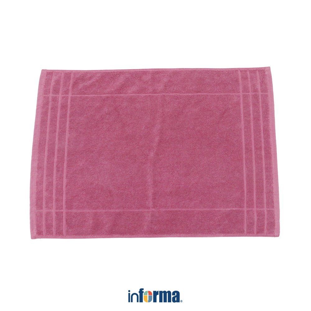 Jual Informa 50X70 cm Keset Kamar Mandi - Pink Mauve Tarve Bathmat Kain ...