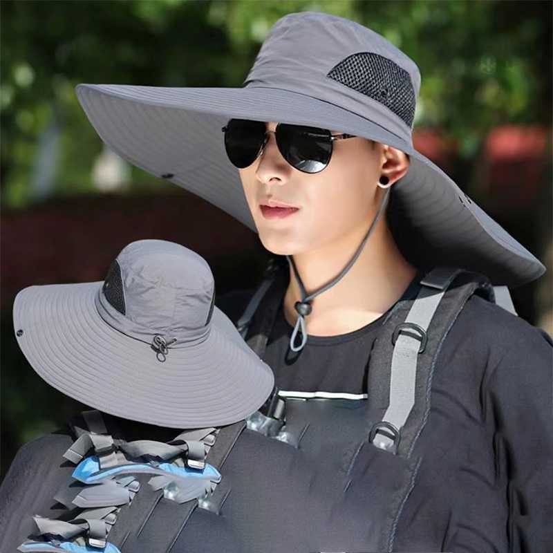 Jual Topi Memancing Mancing Anti UV Tahan Panas Rimba Outdoor Boonie ...