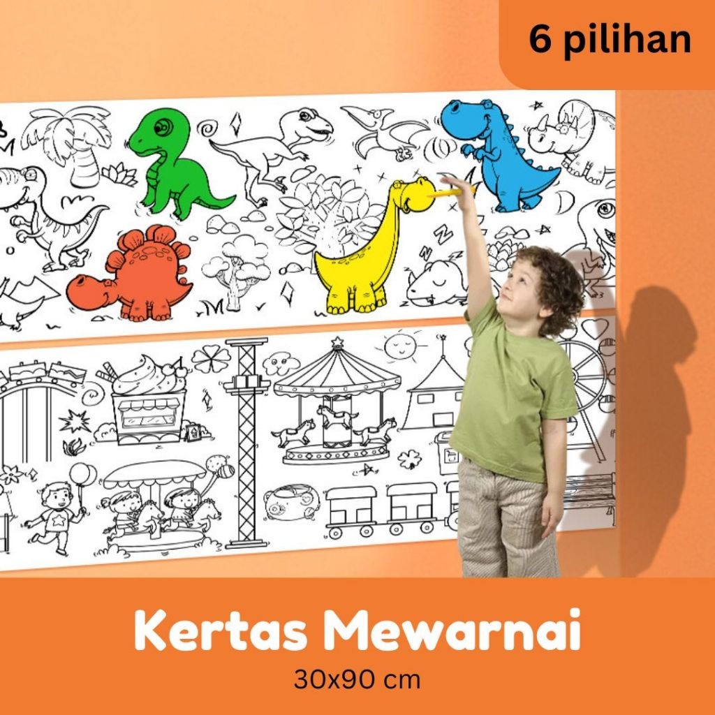 Jual Mainan Edukasi GRAFFITY COLORING PAPER / Kertas Mewarnai Jumbo ...