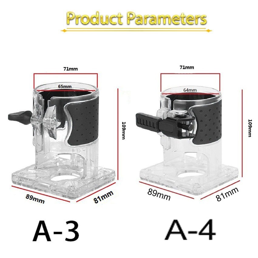Jual Trimmer Machine Base/Trimming Machine Transparent Cover Base/Basis ...