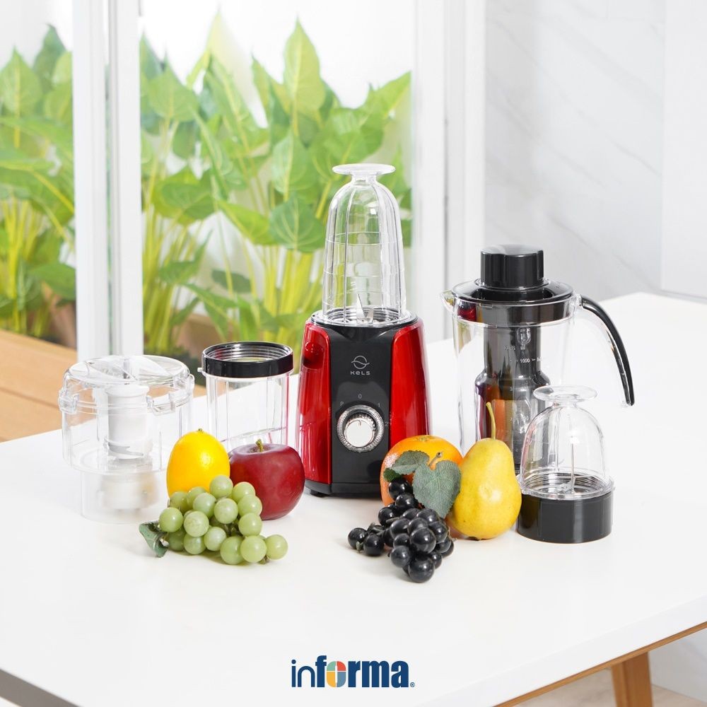 Jual Informa Kels Nova Set 6 pcs Mini Blender - Merah Mesin Juice Maker ...