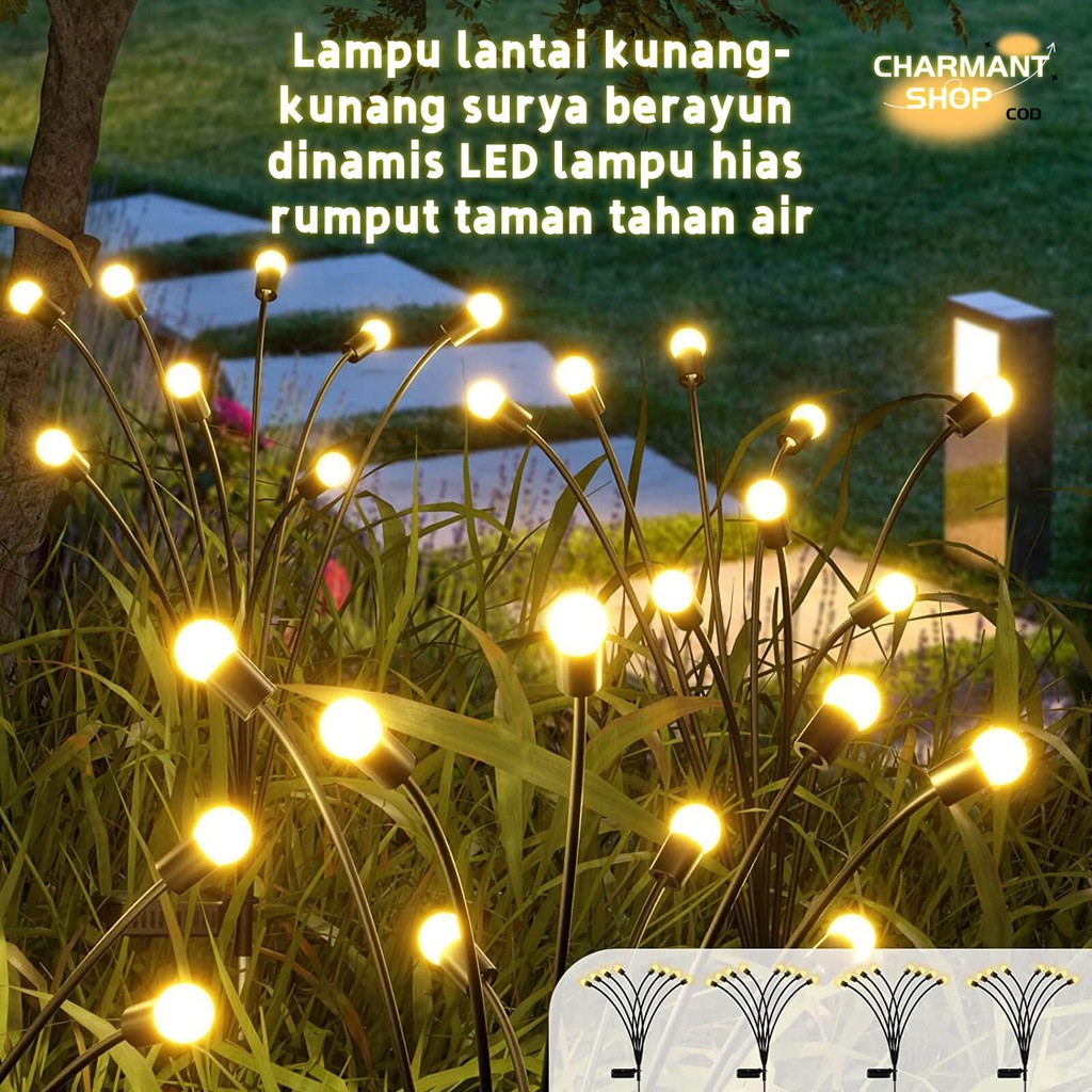 Jual [CHARMANT] Lampu Rumput Tenaga Surya Baru, Lampu Kunang-kunang ...