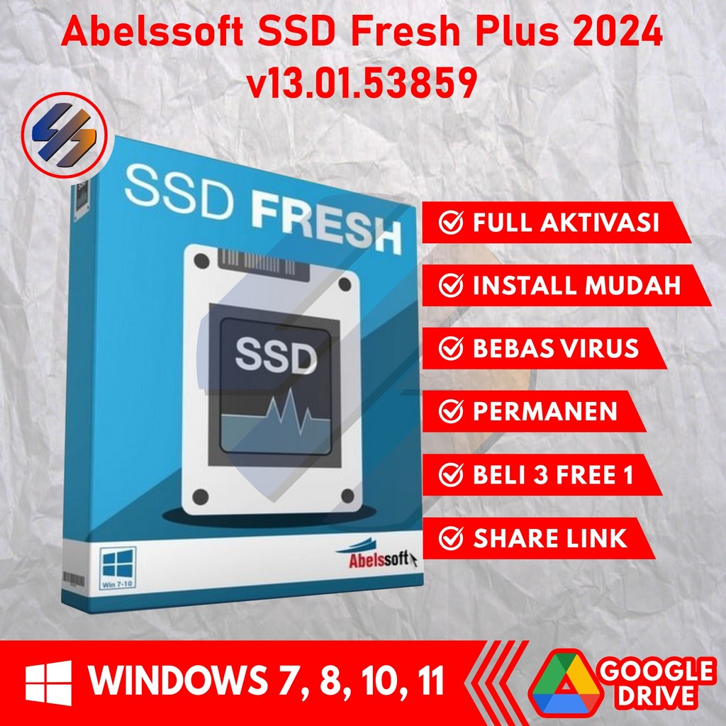 Jual Abelssoft SSD Fresh Plus 2024 v13.01.53859 Full Version WIN