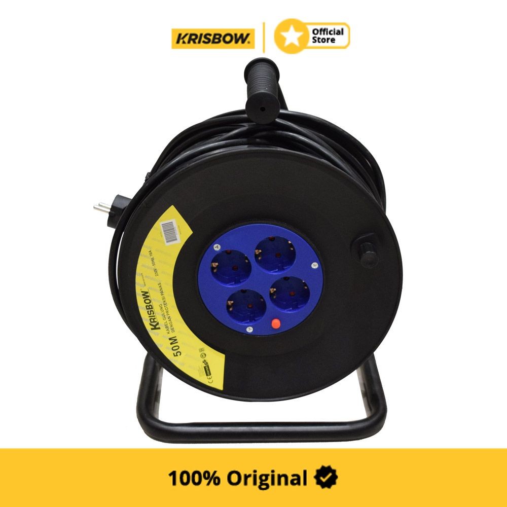 Jual Krisbow Cable Reel Kabel Roll 50 mtr | Shopee Indonesia
