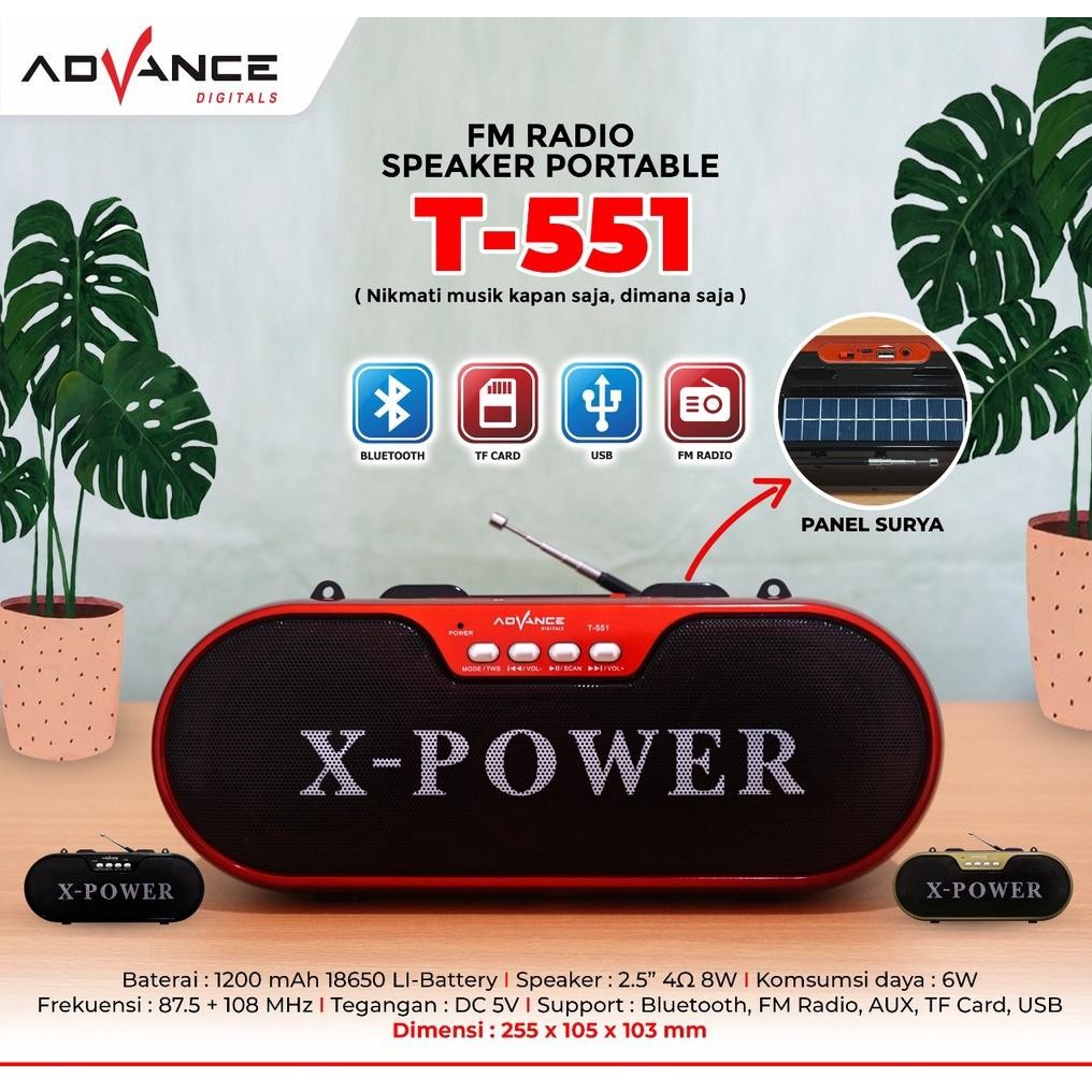 Jual 【Garansi 1 Tahun】 ADVANCE Portable Outdoor Bluetooth Speaker ...
