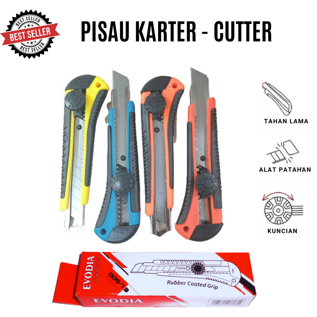 Jual Pisau Cutter Joyko / Karter / Refill Cutter Joyko Besar / Isi ...