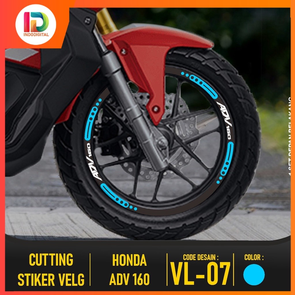 Jual Stiker Cutting Sticker Velg Honda ADV 160 New Racing Lis List ...