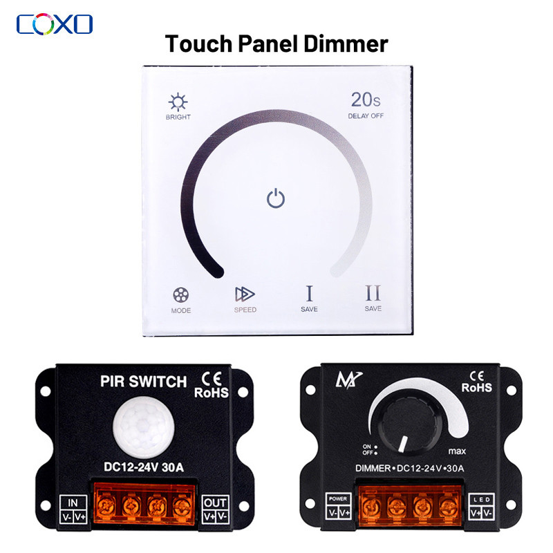 Jual DC12V-24V LED mmer Switch Touch Panel Control Controller ...