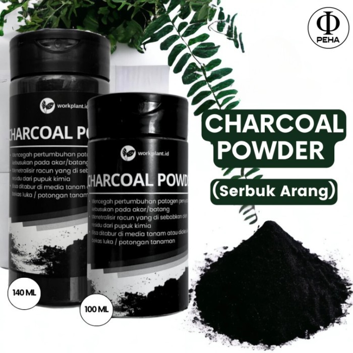 Jual Chorcoal Powder Serbuk Arang Kayu Untuk Tanaman Dan Media Tanam ...