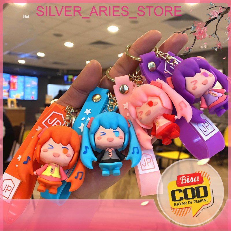Jual Silver Aries [COD]. Gantungan Kunci Hatsune Miku Lucu / Gantungan ...