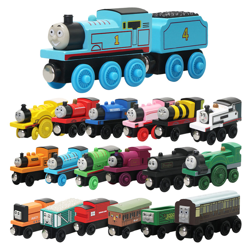 Jual Thomas and Friends Wooden Pocket Toy Train Model Toy Molley Gold ...