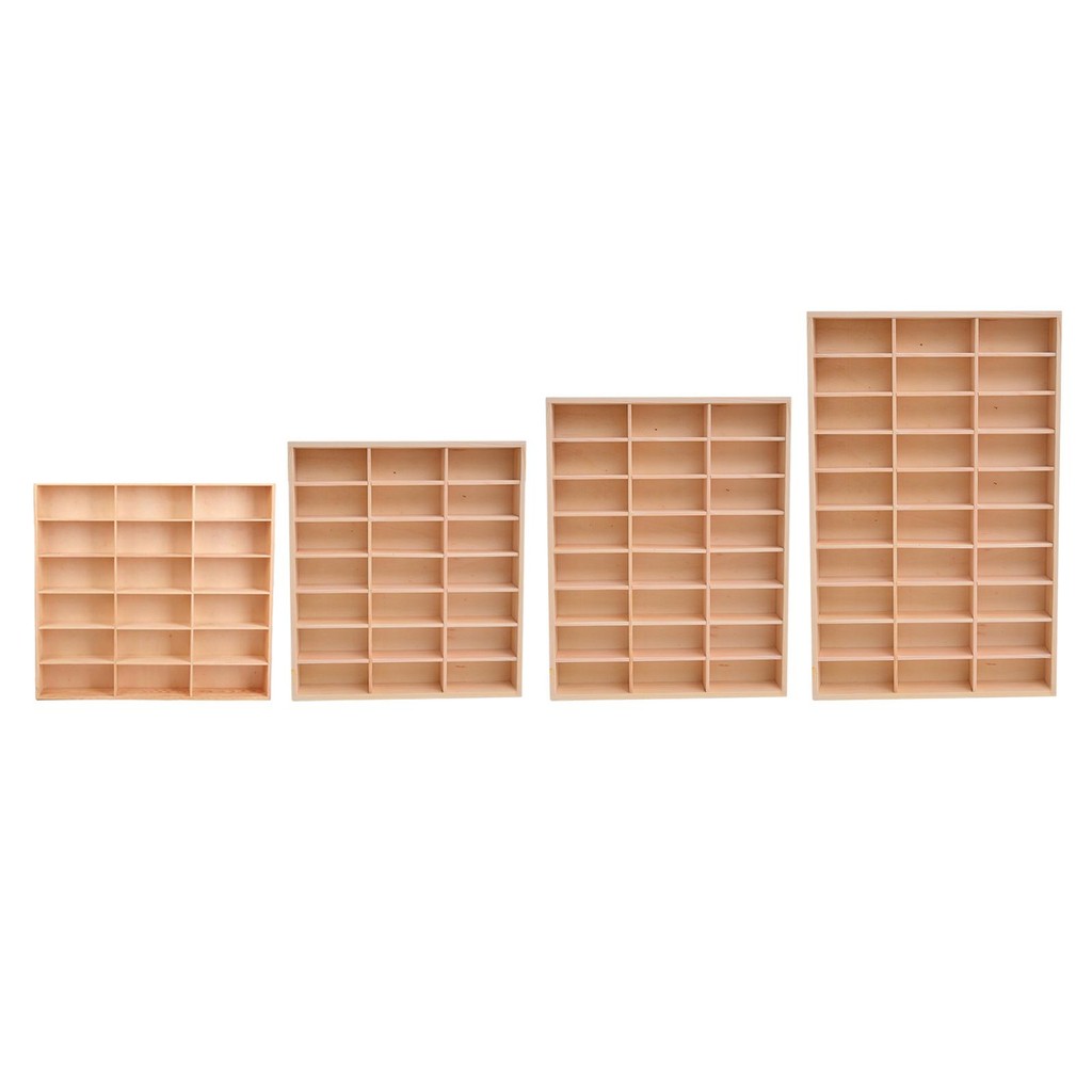 Jual Wooden Display Rack Shelves Multi-use Organizer Showcase Holder ...