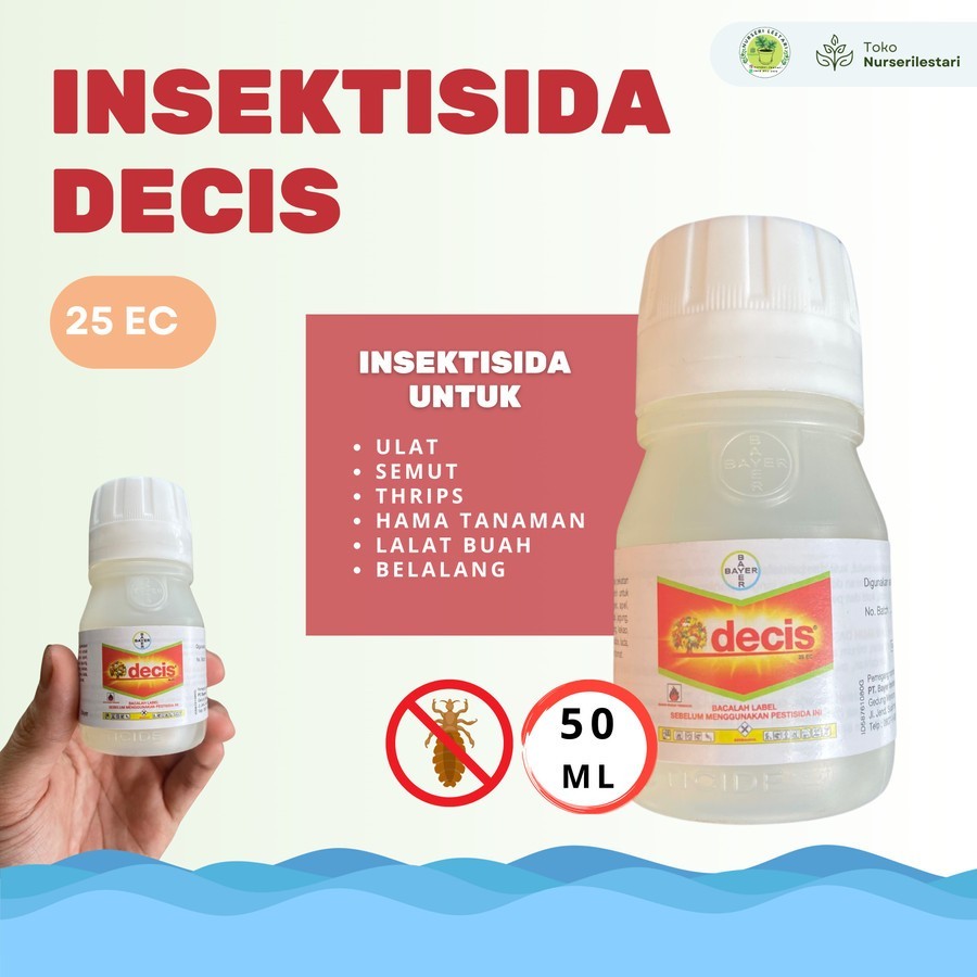 Jual Insektisida Decis 25EC kemasan botol 50ml | Shopee Indonesia