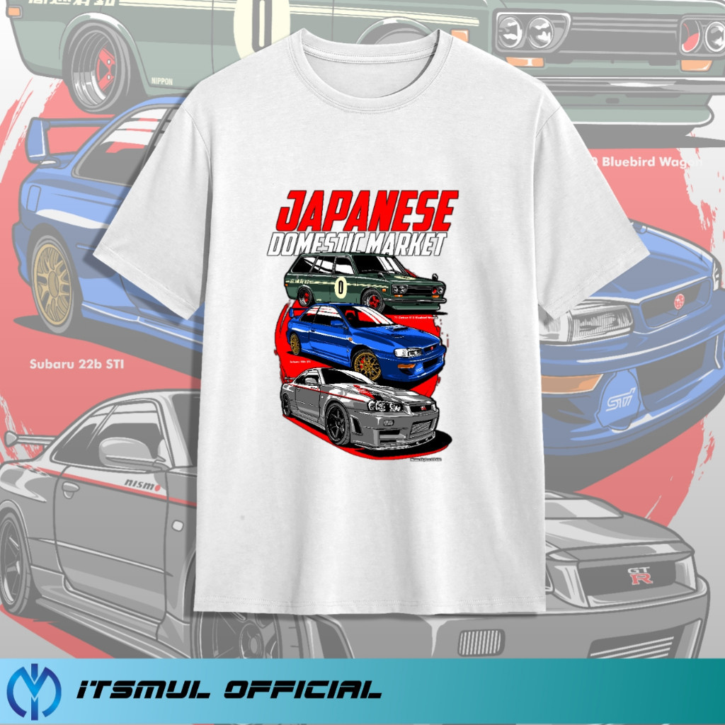 Jual Kaos Mobil Japanese Racing Otomotif IM03(23) Katun Combed 30s ...