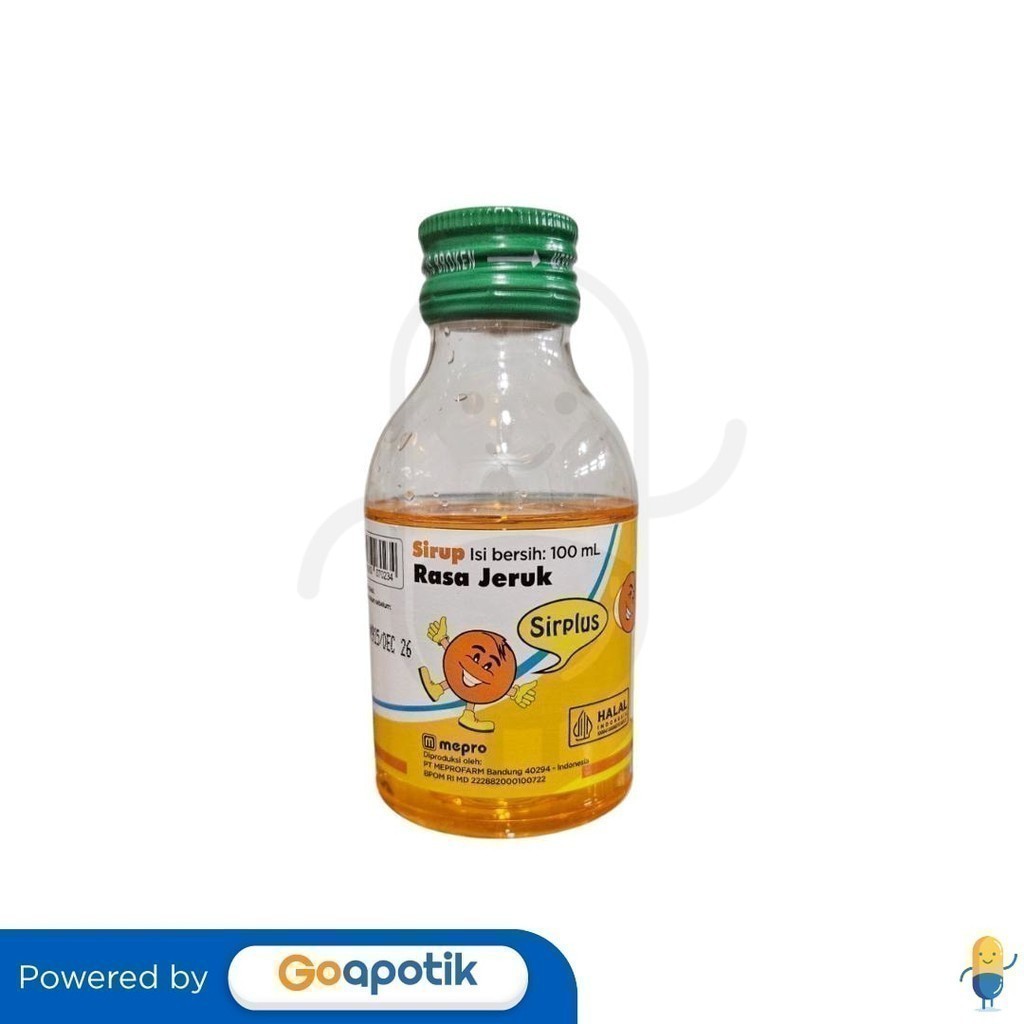 Jual Sirplus Rasa Jeruk Sirup 100 Ml | Shopee Indonesia
