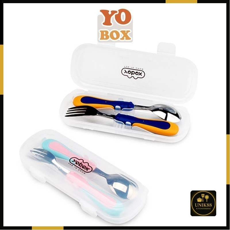 [UNIK88] YOBOX Sendok Makan Stainless | AutoStock
