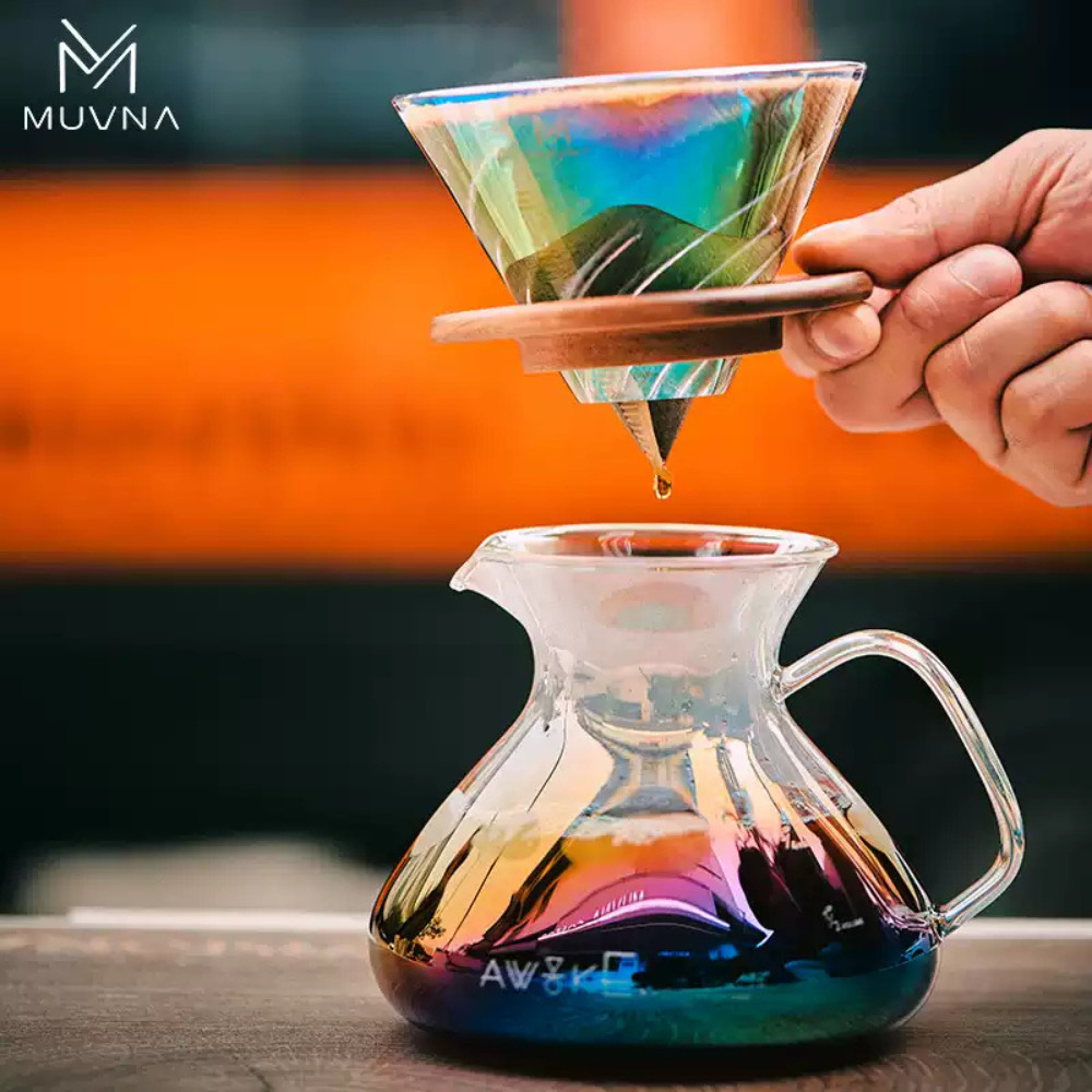 Jual MUVNA Glass Series V60 Coffee Filter Dripper Manual Brew Alat ...