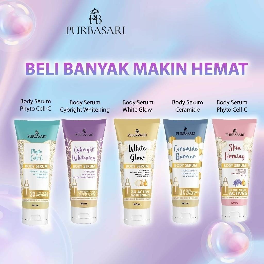 Jual STARTLUX PURBASARI White Glow Skin Firming Body Serum 180ml ...