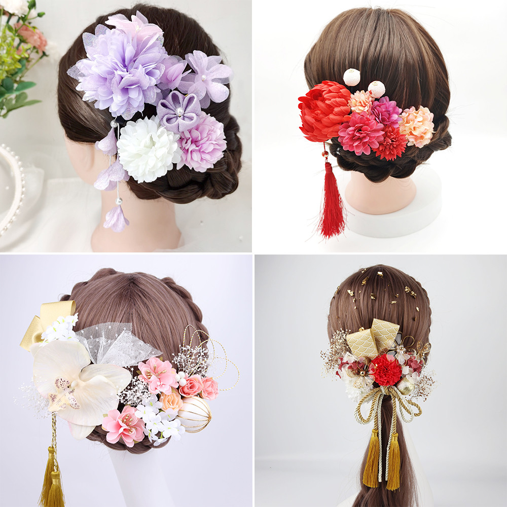 andrcium fringe flower hair band タナカダイスケ（andrcium fringe 