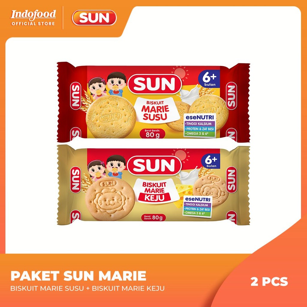 Jual Paket SUN Marie Susu & Marie Keju | Shopee Indonesia