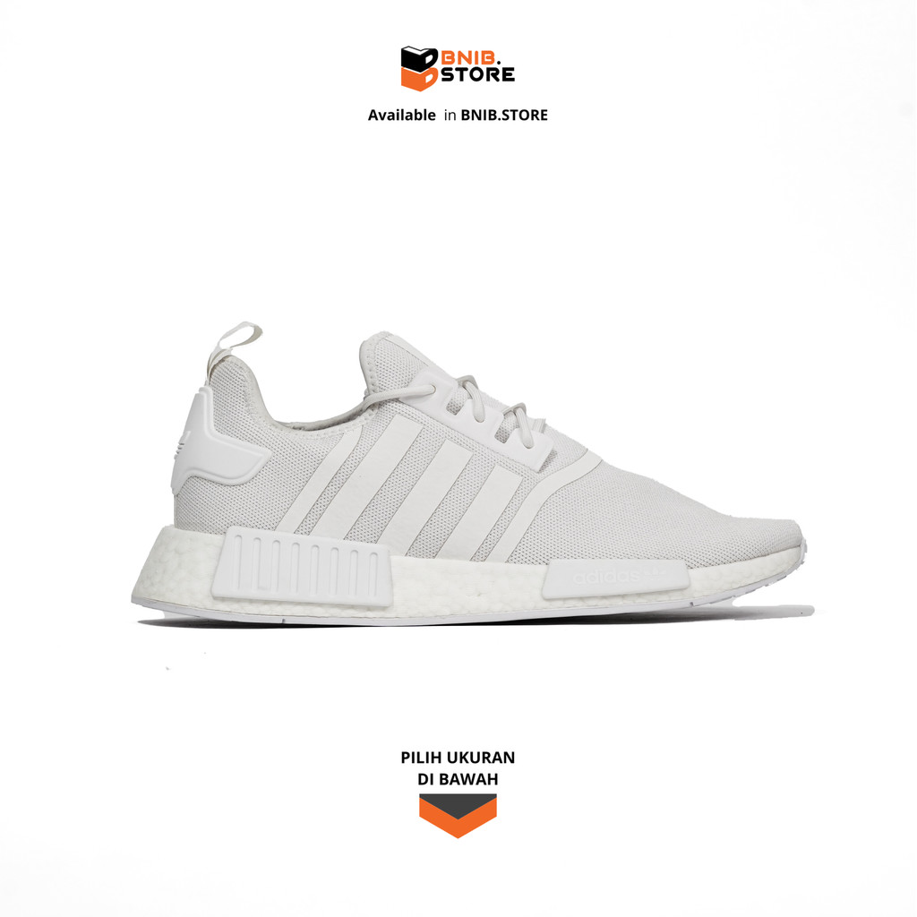 Jual Sepatu Sneaker adidas NMD R1 Boost Triple White GZ9259 Original Shopee Indonesia