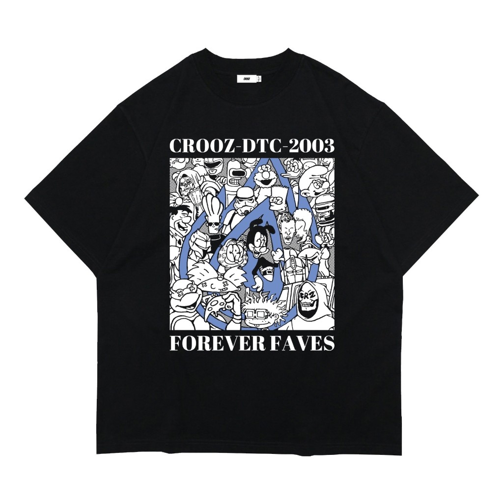 Jual POPSTAR | CROOZ HEAVYWEIGHT OVERSIZED T-SHIRT | BLACK | Shopee ...