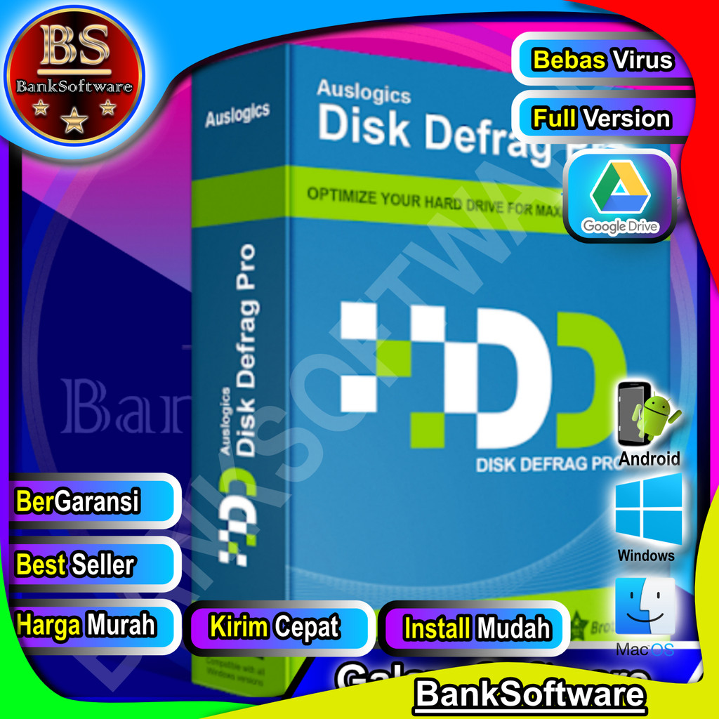 Jual Auslogics Disk Defrag Professional v12.0.0.2 2025 windows LifeTime ...