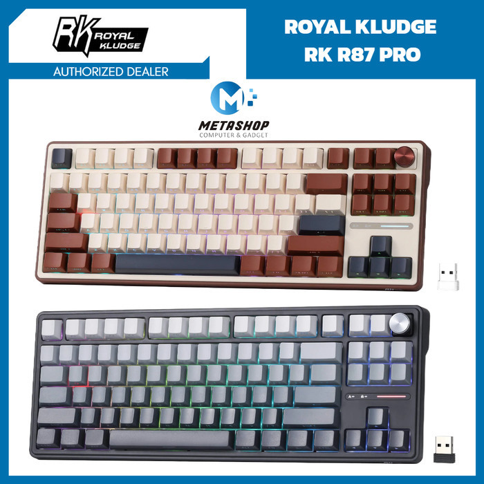 Jual ROYAL KLUDGE R87 PRO TKL Wireless Wired Mechanical Keyboard Hot ...