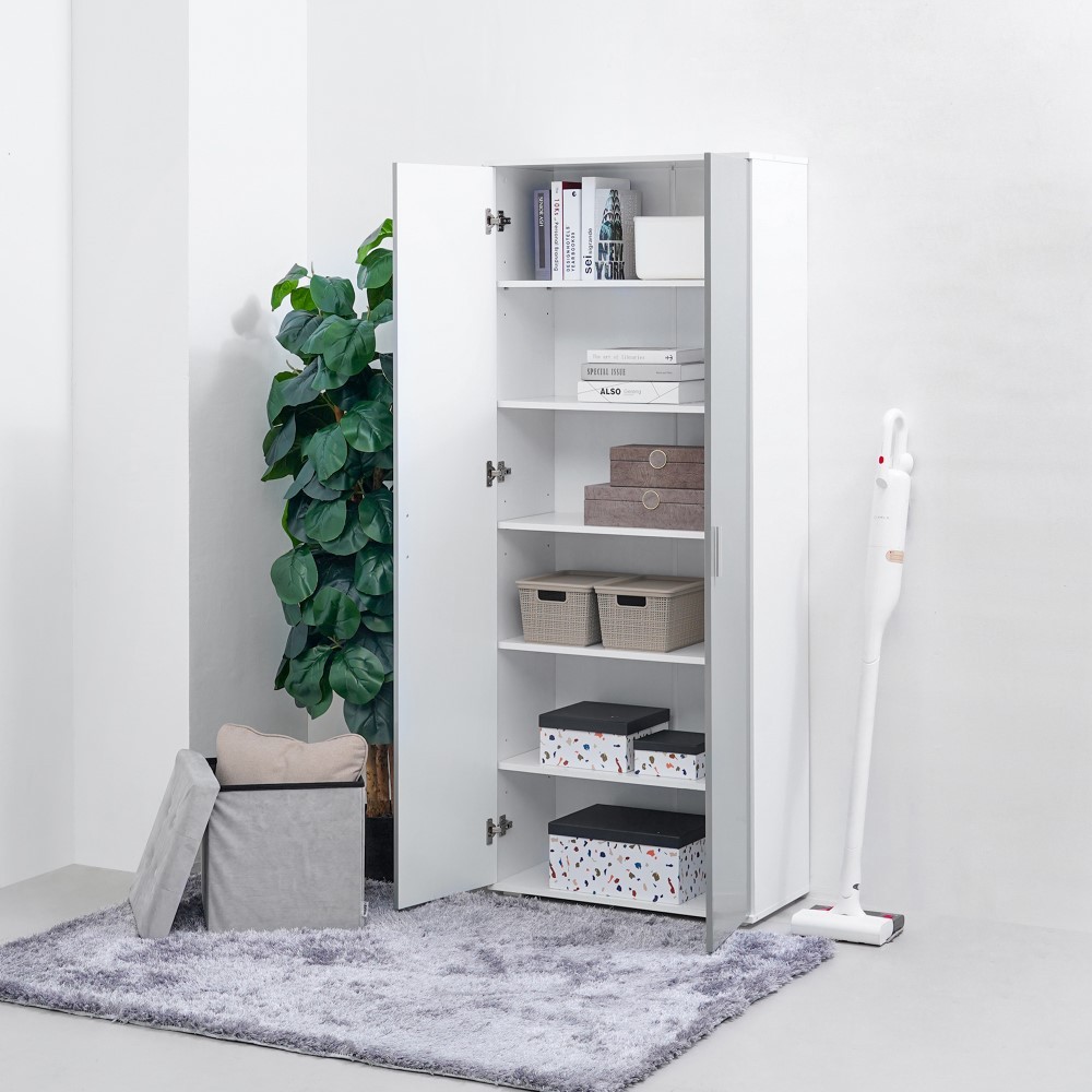 Jual Informa Bloome Lemari Kantor 2 Pintu - Abu-Abu/Putih File Cabinet ...